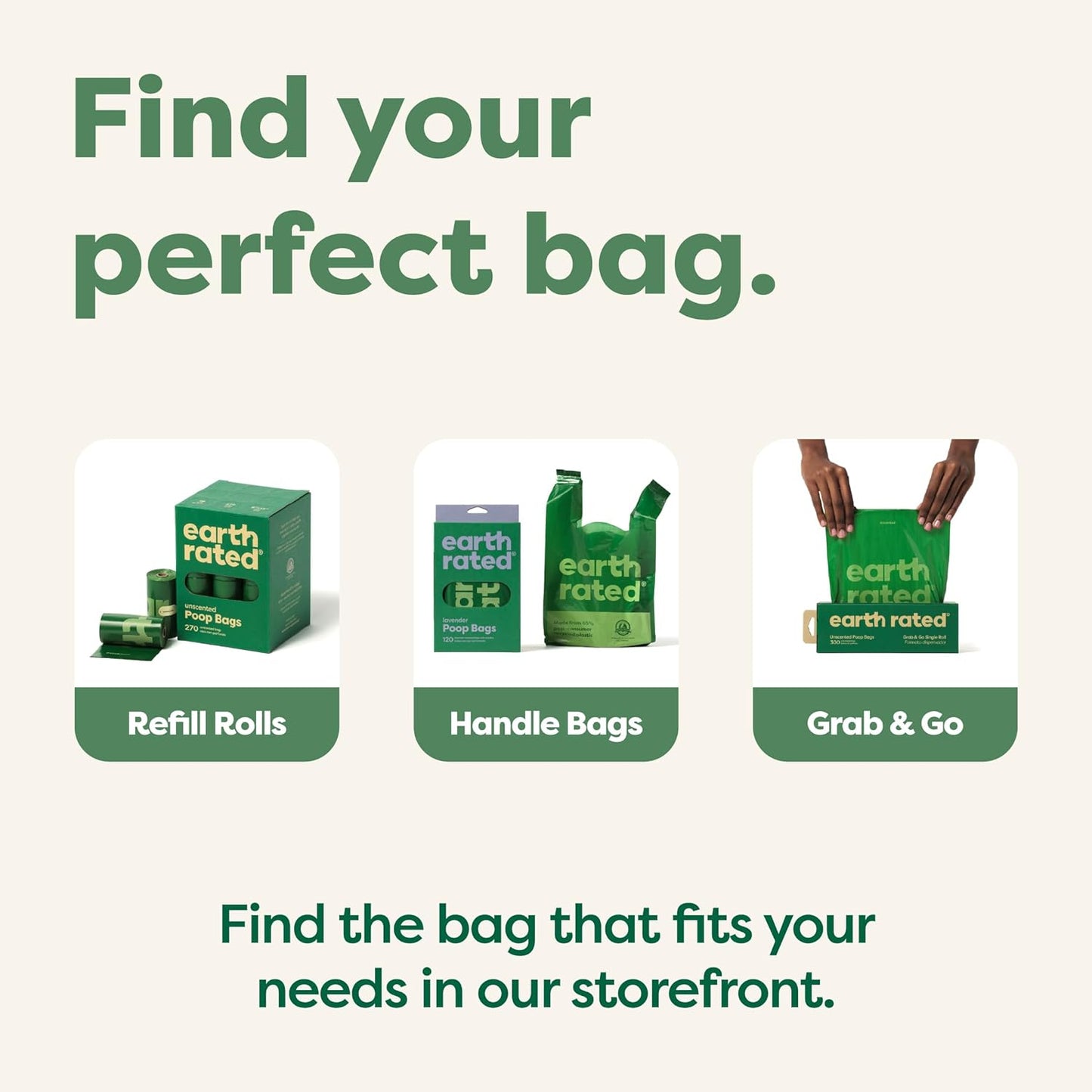 Earth Rated Lavender Dog Waste Bags with Handles - Value Pack of 600, Leakproof and Easy to Tie