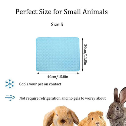 Guinea Pig Cage Liners - Breathable Cooling Mat for Small Animals, Ideal for Rabbits, Chinchillas, and Hedgehogs