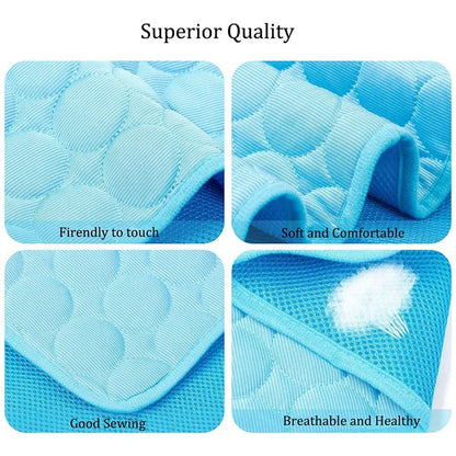 Guinea Pig Cage Liners - Breathable Cooling Mat for Small Animals, Ideal for Rabbits, Chinchillas, and Hedgehogs