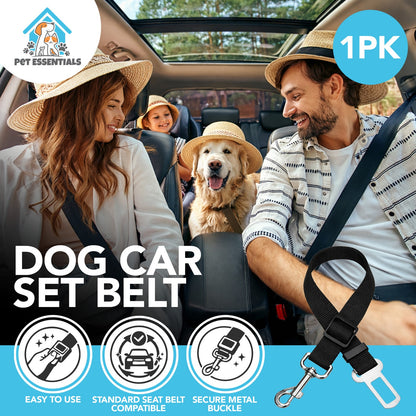 Adjustable Pet Dog Car Safety Harness with Seat Belt Restraint Strap