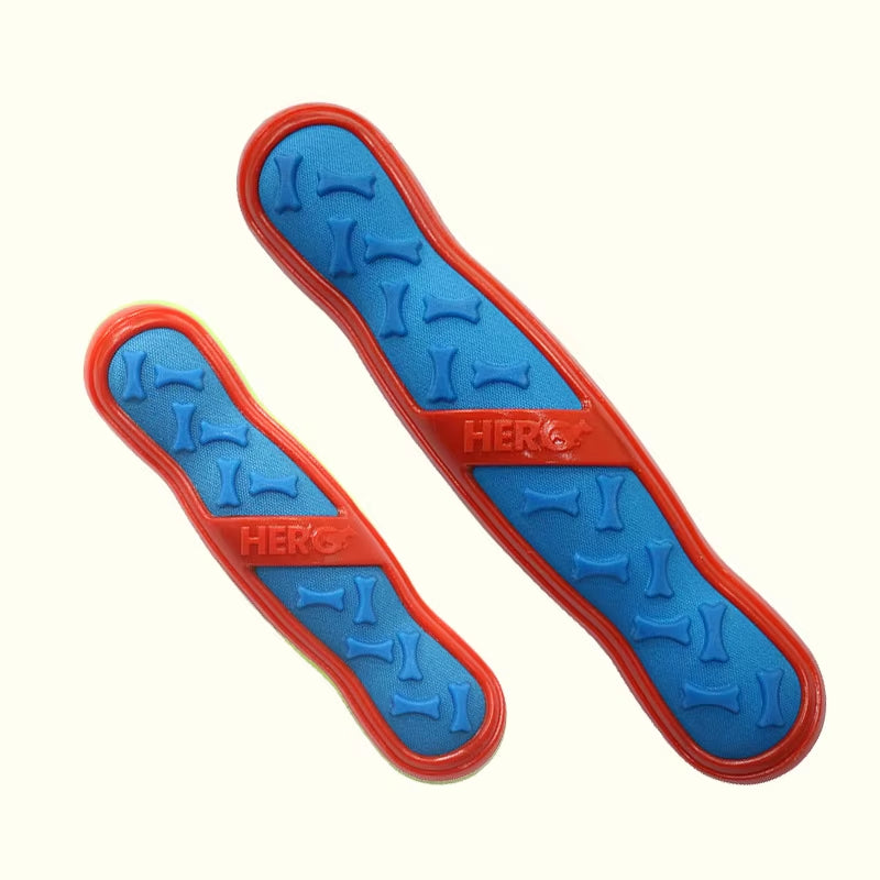 Premium Squeaky Dog Toys: Floatable Springy Stick and Bone for Tossing and Chasing