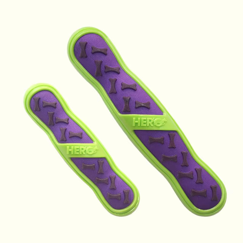 Premium Squeaky Dog Toys: Floatable Springy Stick and Bone for Tossing and Chasing