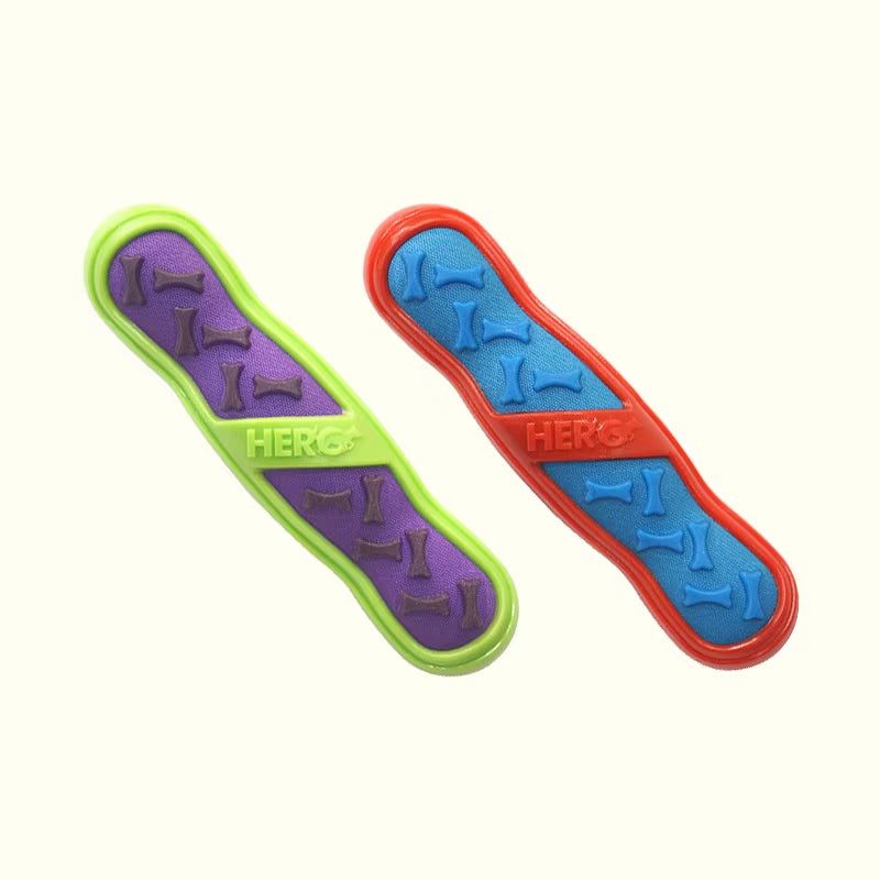 Premium Squeaky Dog Toys: Floatable Springy Stick and Bone for Tossing and Chasing