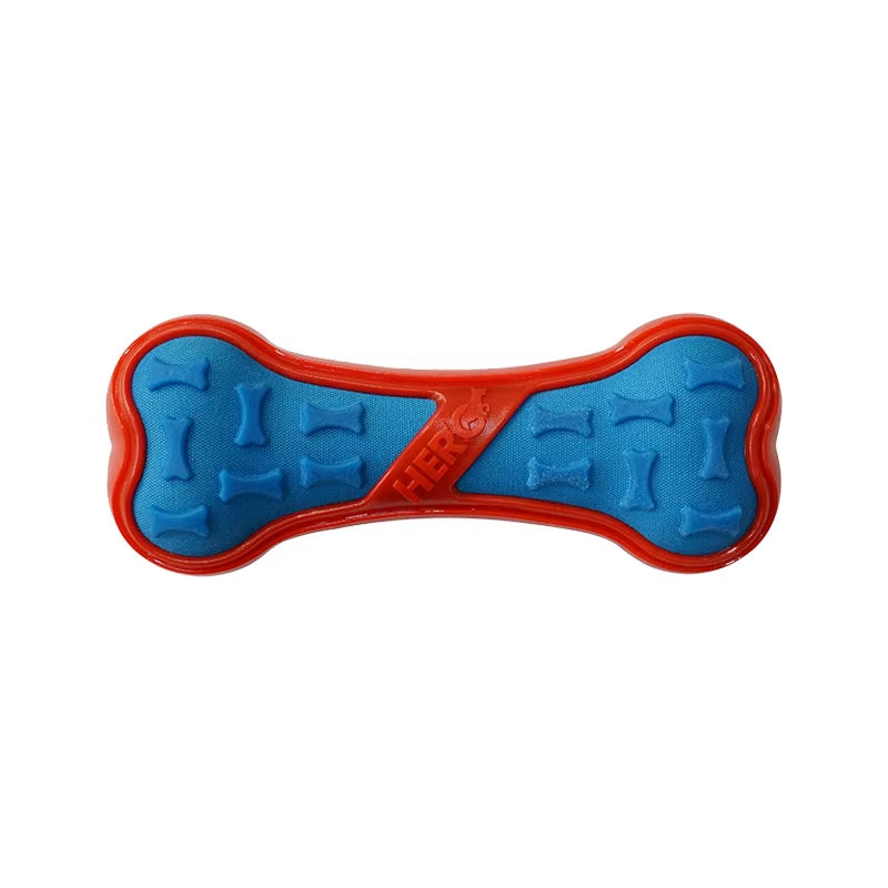 Premium Squeaky Dog Toys: Floatable Springy Stick and Bone for Tossing and Chasing