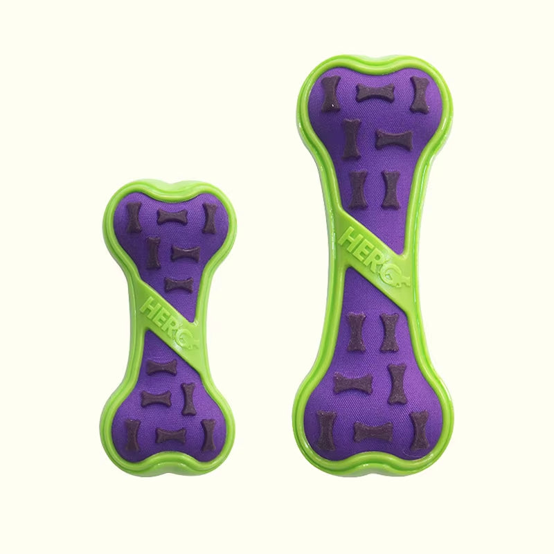 Premium Squeaky Dog Toys: Floatable Springy Stick and Bone for Tossing and Chasing