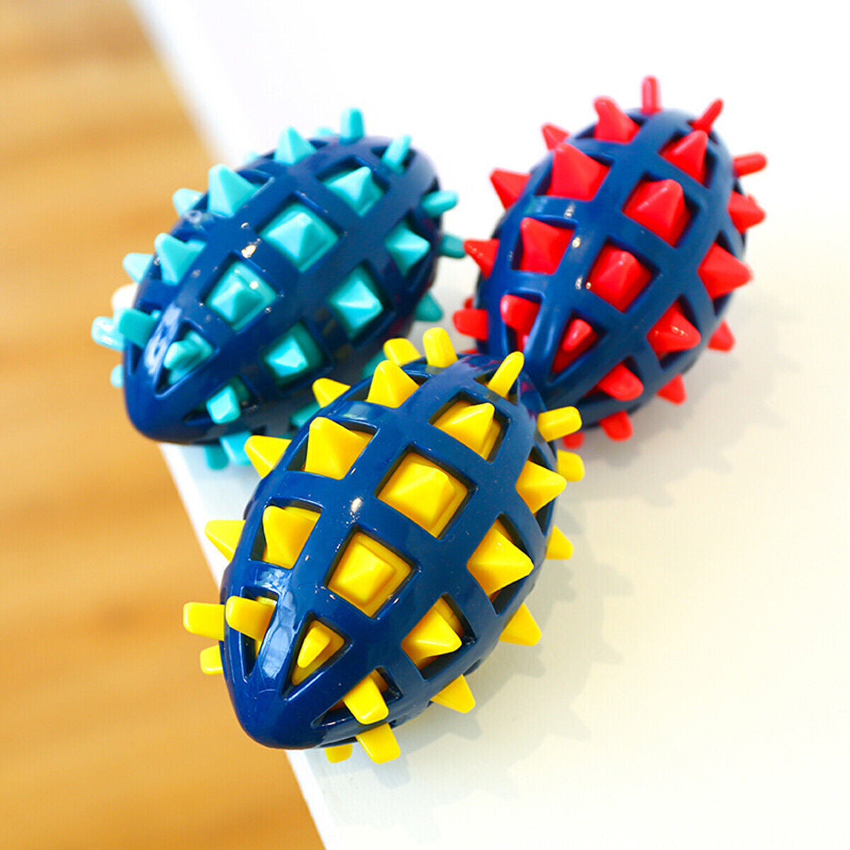 Durable Dog Toys for Aggressive Chewers - Squeaky Chew Ball Gift for Dogs